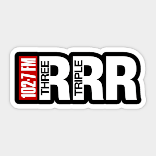 3RRR Melbourne Radio Fan Art Sticker